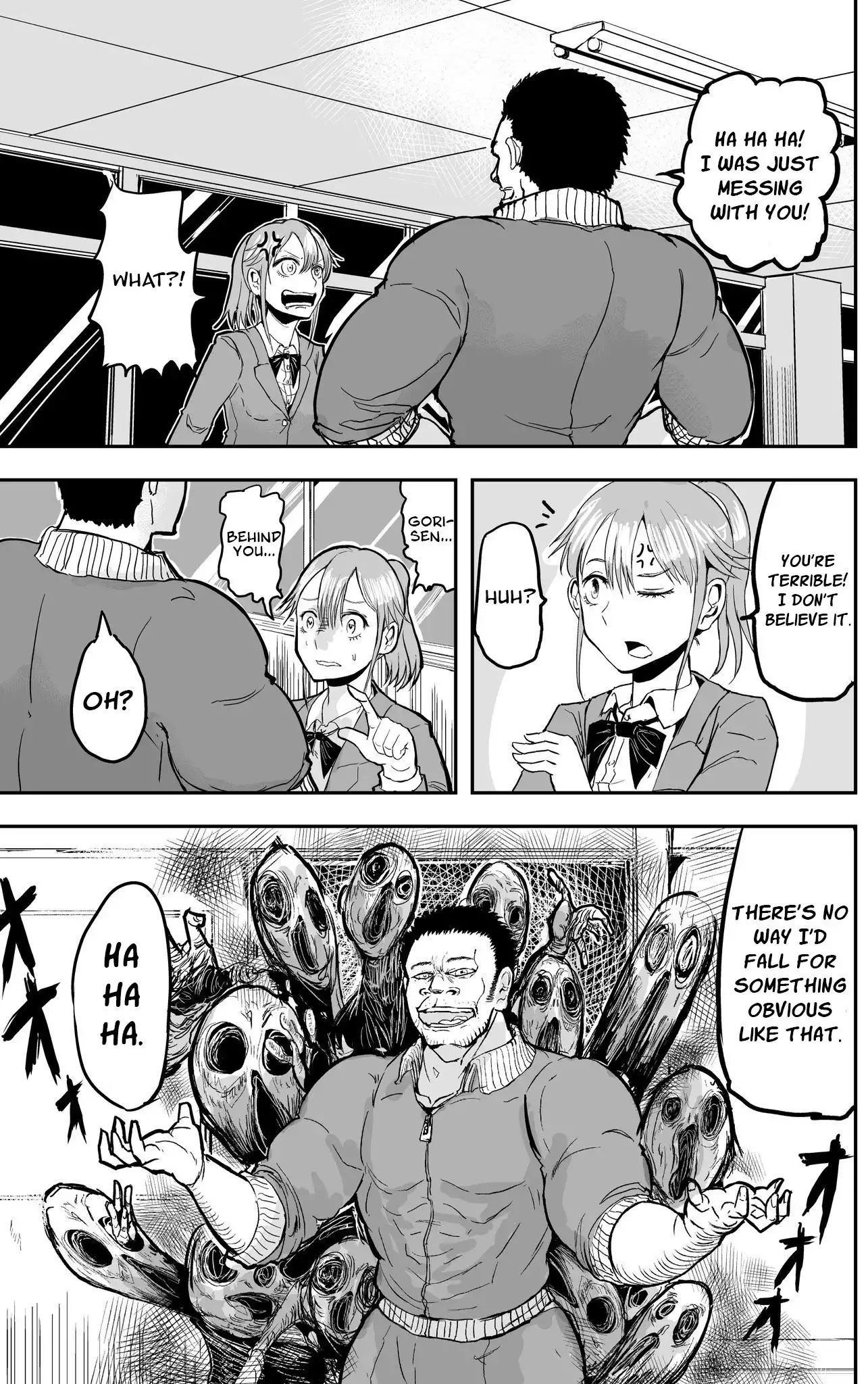 A manga about the kind of PE teacher who dies at the start of a school horror film Chapter 9 2